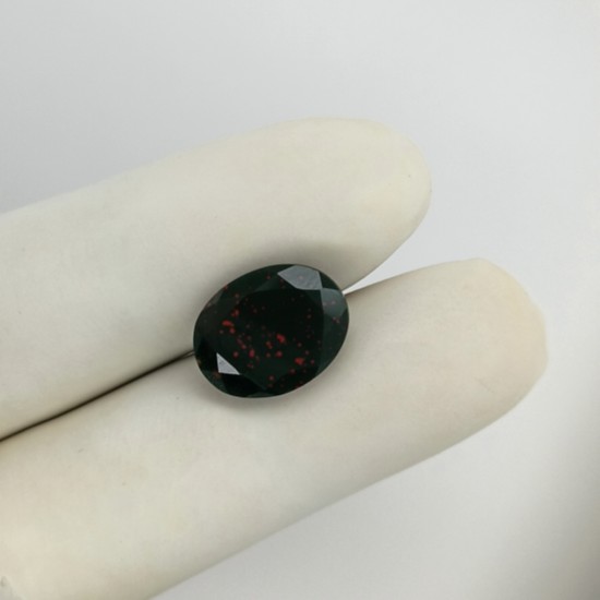 Blood Stone 6.2 Ct Certified Blood Stone 6.2 Ct Certified